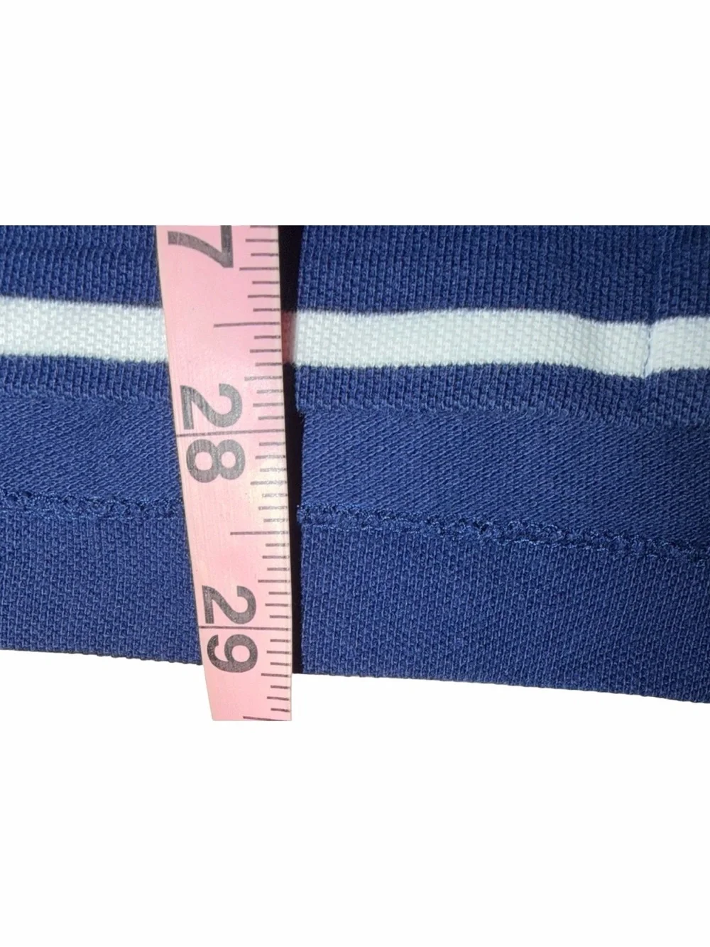 Polo by Ralph Lauren Navy Polo with White & Royal Blue Stripes